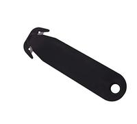 Box Opener Tool, Double Side Package Opener Tool ABS Letter Openers Box Cutter Comfortable Grip Cardboard Cutter Metal Envelope Knife for Carton Package Opener 11.9x3cm (Black)