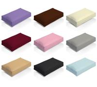 Box Pillow Case (Burgandy/Wine) Soft Poly Cotton Box Pillowcase Square Edge Easy Care Anti Allergy Plain Box Pillow Cover 45 x 70 x 8 cm