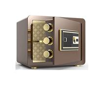 Box Security Home Safe with Document Bag, Digital Keypad LCD Display Inner Cabinet Box,Black-As show