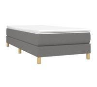 Box Spring Bed Frame Mattress Foundation Upholstered Bed Base Fabric vidaXL