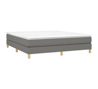 Box Spring Bed Frame Mattress Foundation Upholstered Bed Base Fabric vidaXL