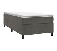 Box Spring Bed Frame Mattress Foundation Upholstered Bed Base Velvet vidaXL