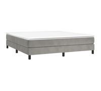 Box Spring Bed Frame Mattress Foundation Upholstered Bed Base Velvet vidaXL