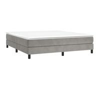 Box Spring Bed Frame Mattress Foundation Upholstered Bed Base Velvet vidaXL