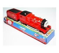 Box Trackmaster Thomas And His Motorized Toy Train - James Bee + Truck
