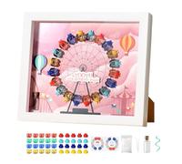 - Box - Transparent Memory, Storage Display Case, Decorative Photo Frame , Keepsake Holder with Multiple Compartments, Display for Hanging on the Wall | Celebrating Birthday Party