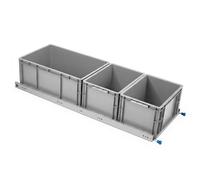 Box truck rear drawer 1200x400mm heavy-duty sliding rail support for camper van, aluminum shelf system for RV trunk, compatible with Eurobox, for ducato, fait camper van modification accessories