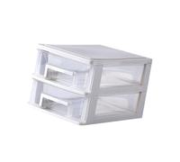 Box Two-layer Plastic Type Organizer Drawer Closet for Jewelry Glasses
