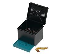 Box with Drawer - Dark and Breathable Breeding Box with Easy Cleaning, Ideal for Reptiles, Spider Species, Jumping Spiders, Crickets, Scorpion