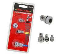 Box Wrench Adapter Set Spanner Gear Ratchet Ring Socket Quick-Release Compression Ring 1/4" 3/8" 1/2" | 3 pcs