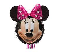 (BOX20) (Dino2) Pull Pinata - Minnie Mouse Head