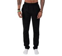 Boxah - Men’s Performance Joggers - Lightweight, Breathable, Athletic Fit with Drawstring Waist & Zippered Pockets (UK, Alpha, S, Regular, Regular, Black)