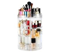 Boxalls Rotating Make-Up Organizer, Large Capacity 360 Degree Cosmetic Make-Up Storage, Adjustable 8 Layers Storage Box Makeup Organizer - Large Size