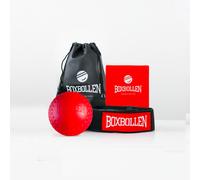 Boxball Reflex Training Set, Adjustable Velcro Headband, Elastic String With Soft Ball, Water Resistant Carry Pouch, QR-Code Licence To The Boxball App