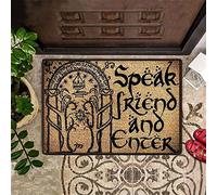 Boxbit Door Mat Entrance door matts indoor Speak Friend and Enter Doormat Funny Outdoor Welcome Mat Washable Inside Door Mat Area Rugs home decor