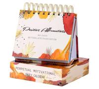 boxclever diary 2025 English Desk Calendar Creative Inspirational Desktop Ornaments 365 Day Calendar (14CM)