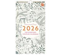 Boxclever Press Everyday Couples Wall Calendar 2026. Slimline 2026 Calendar runs Jan - Dec'26. Stunning 2026 Wall Calendar with 4 Column Layout. Family Calendar 2026 measures: 22 x 39 cm