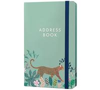 Boxclever Press Small Address Book with 432 Spaces. Address Books with Alphabet Index hardback, Pocket & Change of Address Labels. Perfect Gifts for Women 21 x 13 cm