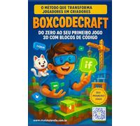 BoxCodeCraft: Do zero ao seu primeiro jogo 3D com blocos de código (Mulekolândia - Escola de programação)