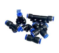 Boxed 51 PCs PU-6/PE-6/PZA-6/PY-6/PV-6/PG-6/PK-6 Pneumatic Fitting Kit 6mm Outer Diameter of the Hose Pipe Tube Air Connectors