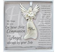 Boxed Angel with Sentiment: First Communion Gift for Granddaughter, Grandson, Godson, Goddaughter - First Communion Keepsake