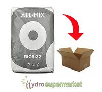 BOXED - BIOBIZZ ALL MIX ORGANIC SOIL 50L FERTILIZED SOIL FOR LESS NUTRIENT FEEDS