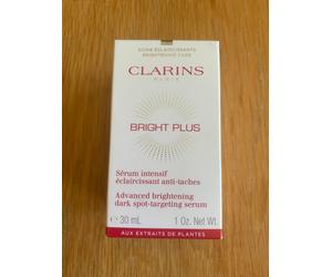 Boxed CLARINS Bright Plus Advanced Brightening Dark Spot Targeting Serum 30ml