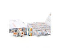 Boxed Compact Wire Wiring Connector Conductor 2/3Pin With Lever Push-in Butt Terminal Block Connection AWG28-12 IDGTTLDF(D3-3O 30PCS)