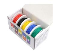 Boxed Flexible Wire Kit 30/28/26/24/22/20/18/16AWG(Boxed 1; 26AWG x10m x5 rolls)