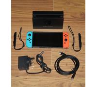 Boxed Nintendo Switch Red & Blue Handheld Games Console System