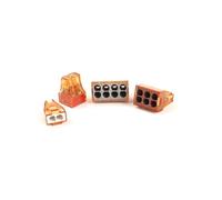 Boxed Quick Wire Connectors 2/4/6/8 pin Boxed Push in cable plug-in wiring cable conductor Terminal Block 16-12 IDGTTLDF(60Mix(71PCS))