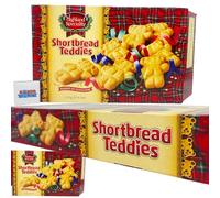 Boxed Treatz Shortbread Teddies Christmas Bundle 2 x 125g Traditional Scottish Biscuits