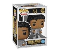 Boxed Vinyl Rocks: Michael Jackson (Rock with You) Glitter Edition #456 - Bundle Soft Protector Case, Compatible with Funko Pop! Vinyl Figures