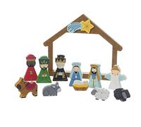Boxed Wooden Nativity Set by heaven sends