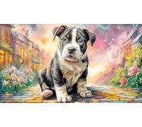 Boxer Adult Jigsaws 1000 Pieces Challenging Puzzles Educational Games Beautiful Decoration Puzzle for Wall Decoration and Gifts 38x52/1000pcs