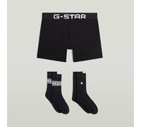 Boxer and Sock Set 44-47 - Black - Men S