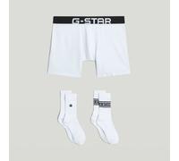 Boxer and Sock Set 44-47 - White - Men XL