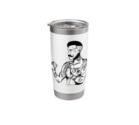 Boxer Bareknuckle Fighter London Prizefighter Stainless Steel Insulated Tumbler