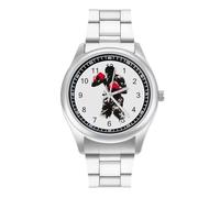 Boxer Boxing Gloves Mens Watches Simplicity Watch Stainless Steel Band