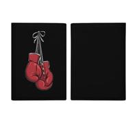 Boxer Boxing Gloves Travel Passport Wallet Credit Card Holder Cover Case Protector