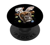 Boxer Boxing Sport Easter Rabbit Eggs Bunny Ears PopSockets Adhesive PopGrip