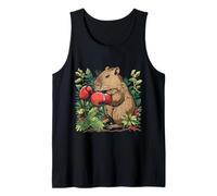 Boxer Capybara with Boxing Gloves Kickboxing Funny Boxing Tank Top