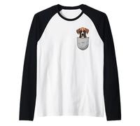 Boxer Chest Pocket Raglan Baseball Tee