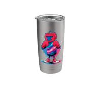 Boxer Cosmic Space Fighter Hero Stainless Steel Insulated Tumbler