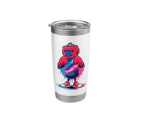 Boxer Cosmic Space Fighter Hero Stainless Steel Insulated Tumbler