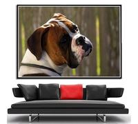 Boxer Cute Pet Dog Animal Diamond Painting Kits for Adults, 5D Crystal Diamonds Art with Accessories Tools, Picture DIY Art Craft for Home Décor Gift