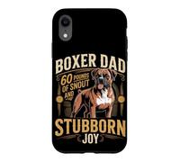 Boxer Dad 60 Pounds of Snout and Stubborn Joy Case for iPhone XR