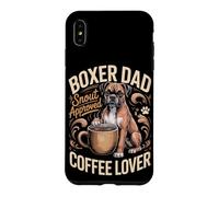 Boxer Dad Snout Approved Coffee Lover Case for iPhone XS Max