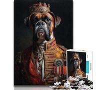 Boxer Dog 1000 Piece Jigsaw Puzzle for Adults And Teenagers,Quiz Game Wall Decoration Unique Birthday And Xmas Gifts 38x26cm