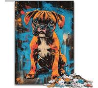 Boxer Dog 1000 Piece Jigsaw Puzzles, for Age 14+ Game Wall Decoration Unique Gifts for Birthday And Christmas (50x75cm)